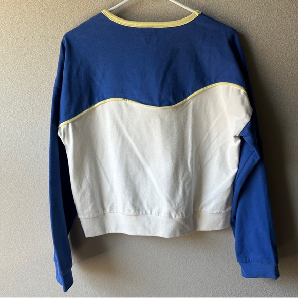 Anthropologie Mo-Vint color block pullover sweatshirt - Picture 4 of 6